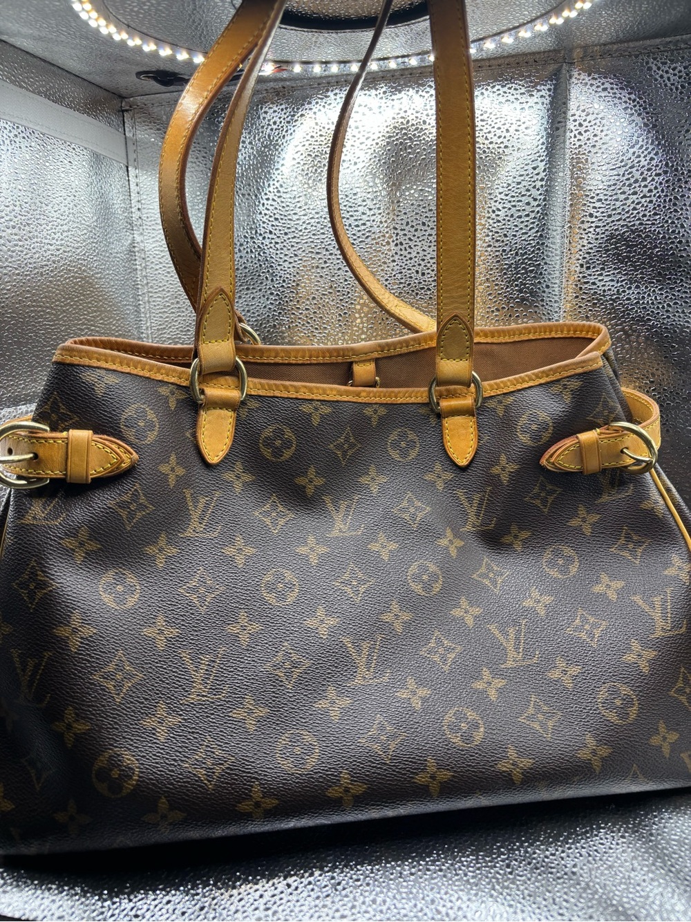 Louis Vuitton Monogram Canvas Tote with Vachetta Leather Trim